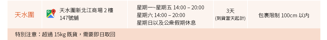 合作方自提點(天水圍)_Shipgo國際集運