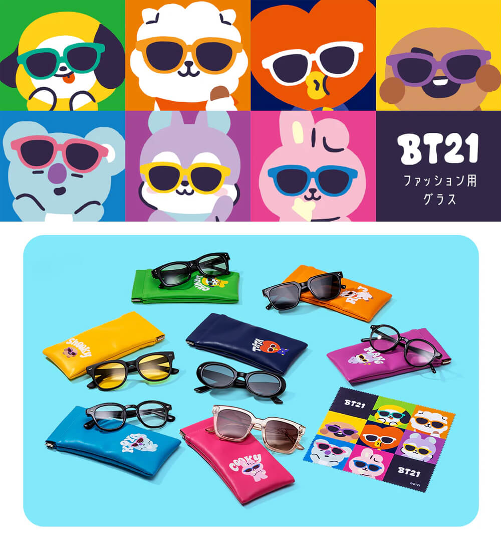 BT21 時尚眼鏡系列_Shipgo 日本集運