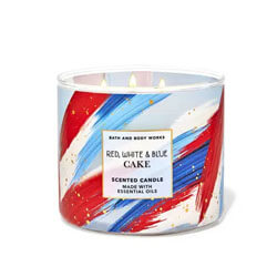 RED, WHITE & BLUE CAKE 3-WICK CANDLE_Shipgo美國集運