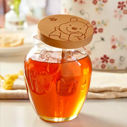 Winnie the Pooh Glass Honey Jar_Shipgo美國集運